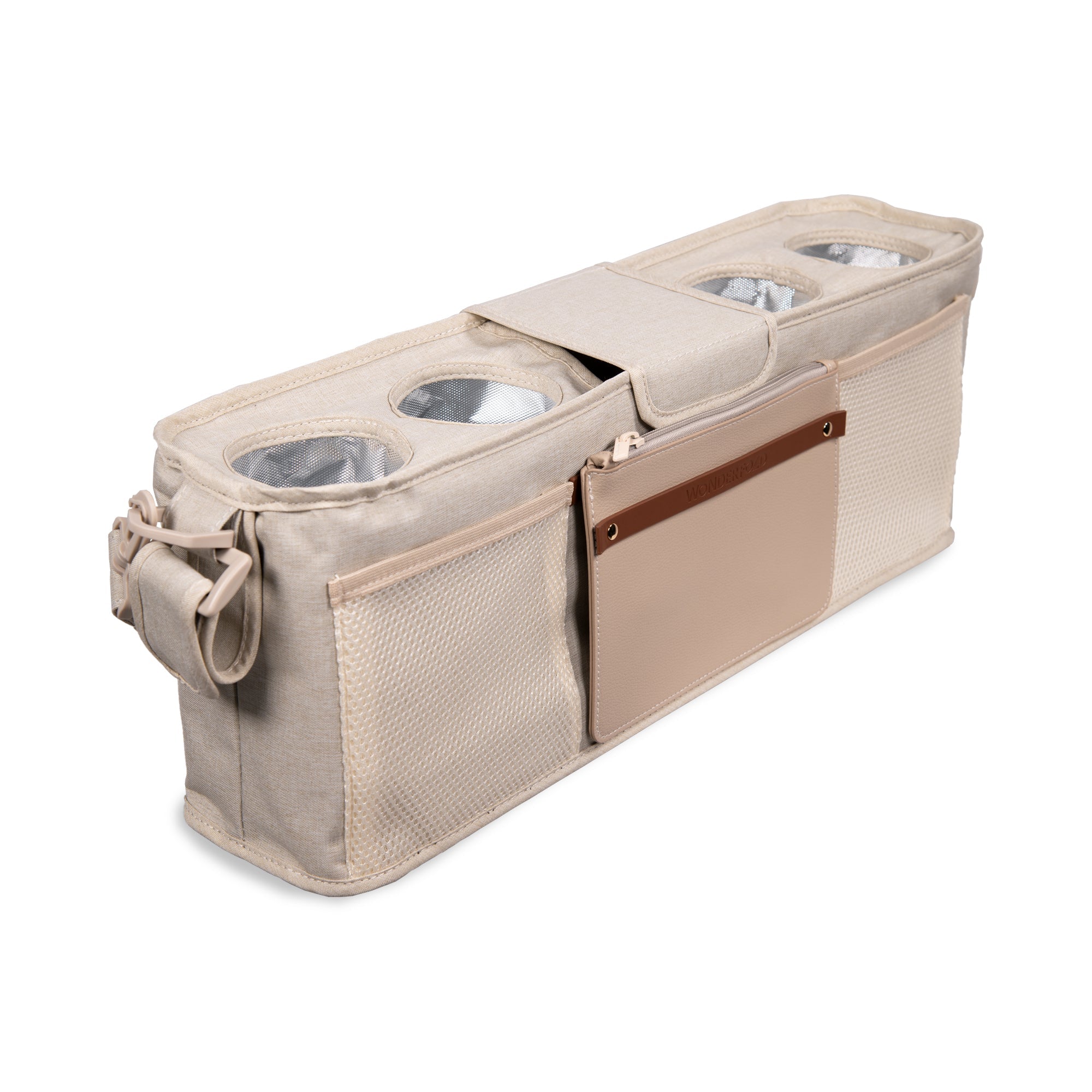 Parent Console with Insulated Cup Holders