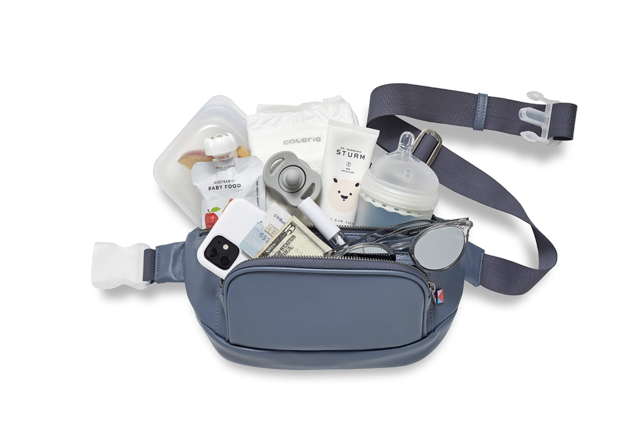 Kibou Vegan Leather Bag - Smoky Indigo