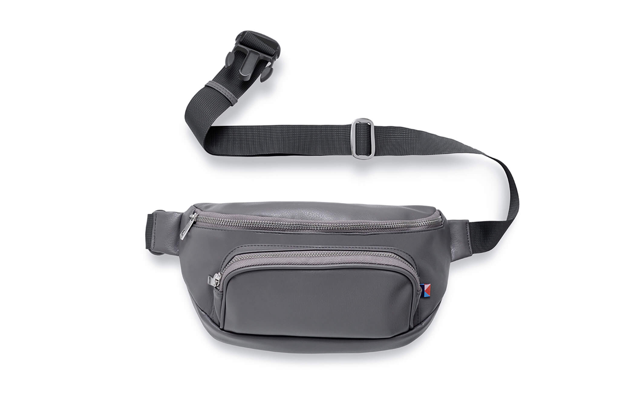 Kibou Vegan Leather Bag - Charcoal