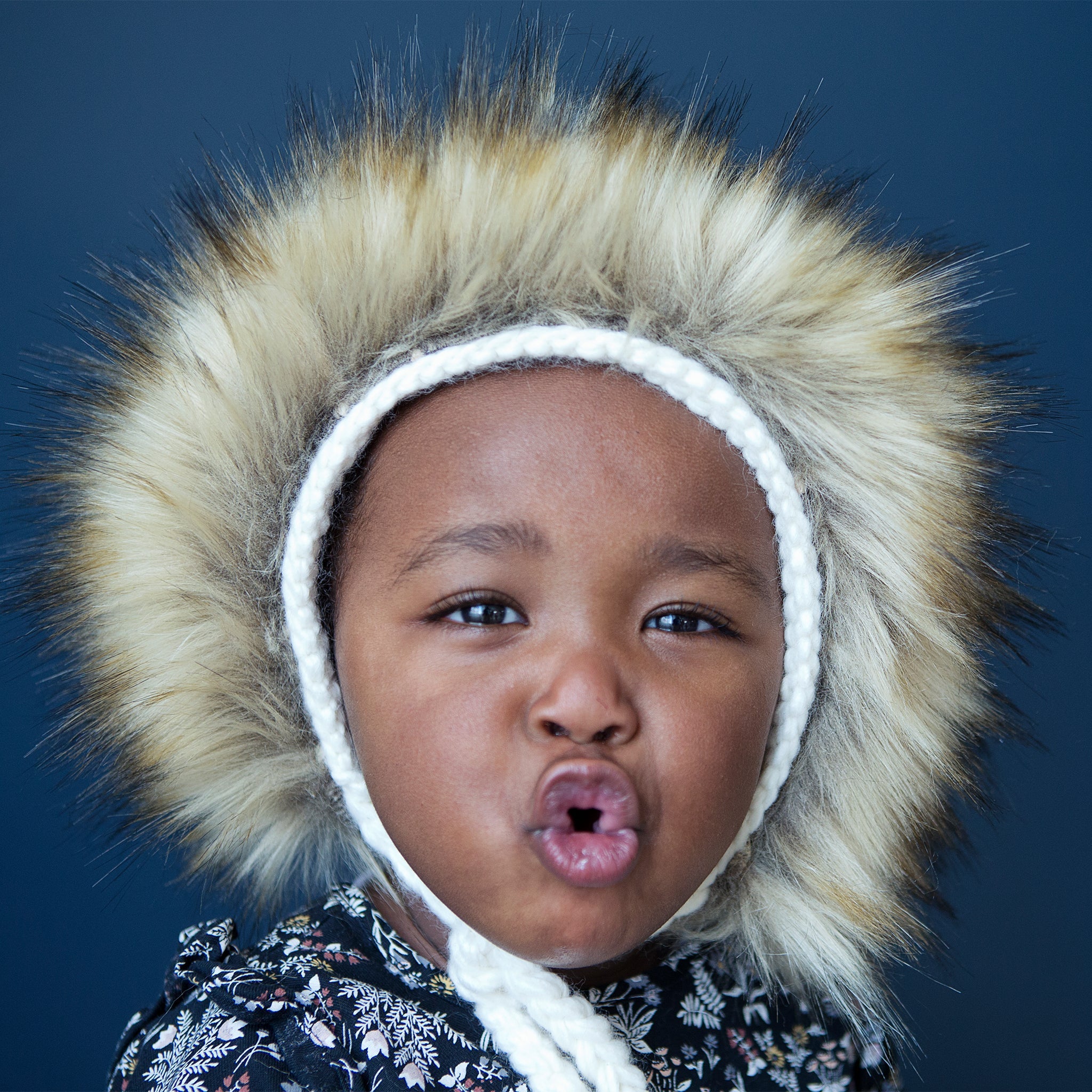 The Blueberry Hill Lennon Lion Bonnet, Cream