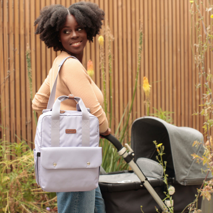 Georgi Eco Convertible Backpack Lilac