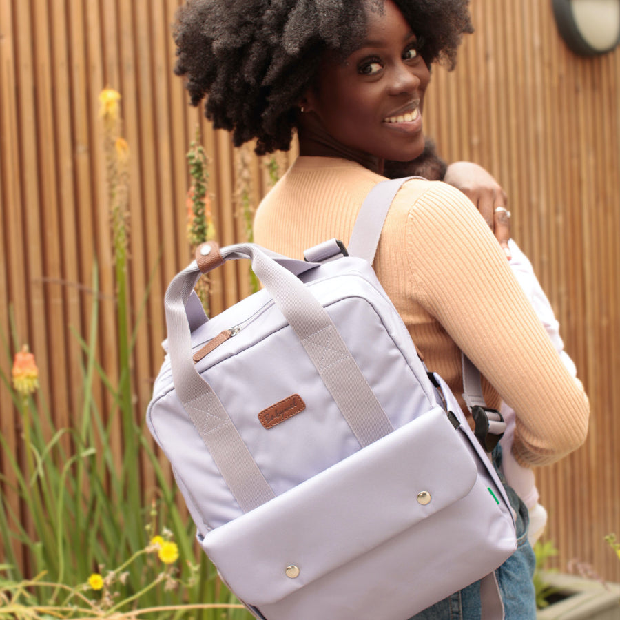Georgi Eco Convertible Backpack Lilac