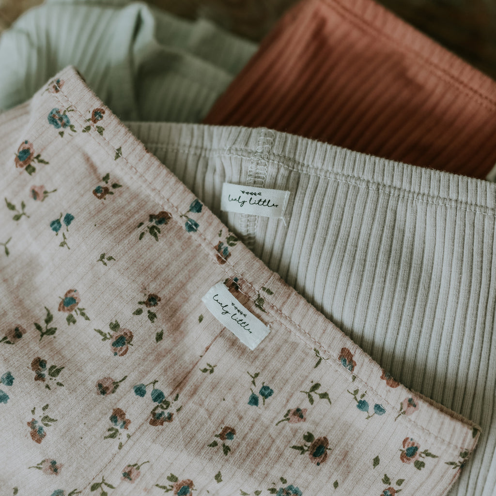 The Printed Legging - Floral Sand