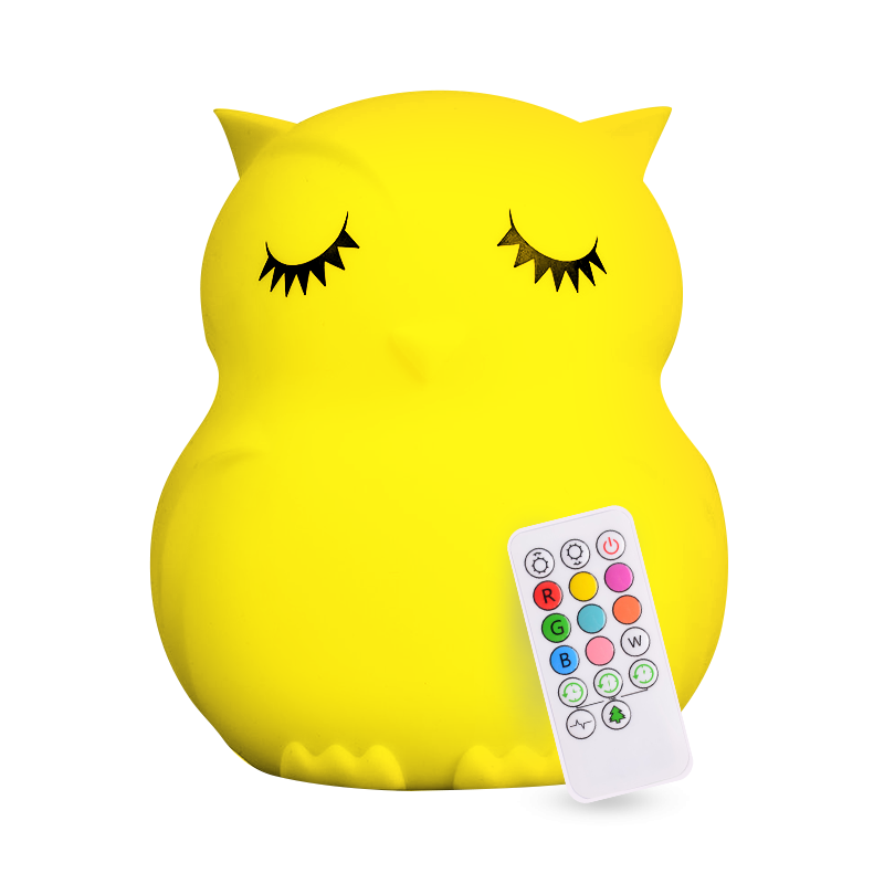 LumiPets® Owl - Children's Nursery Touch Night Light