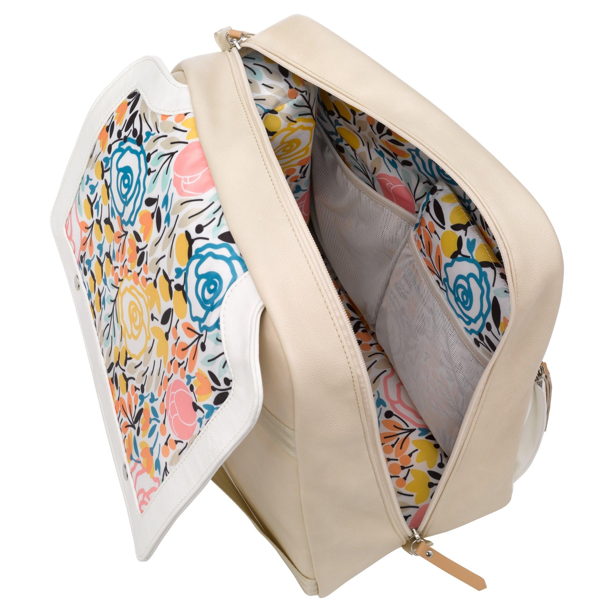 Petunia Pickle Bottom Meta Diaper Backpack in Toasted Marshmallow