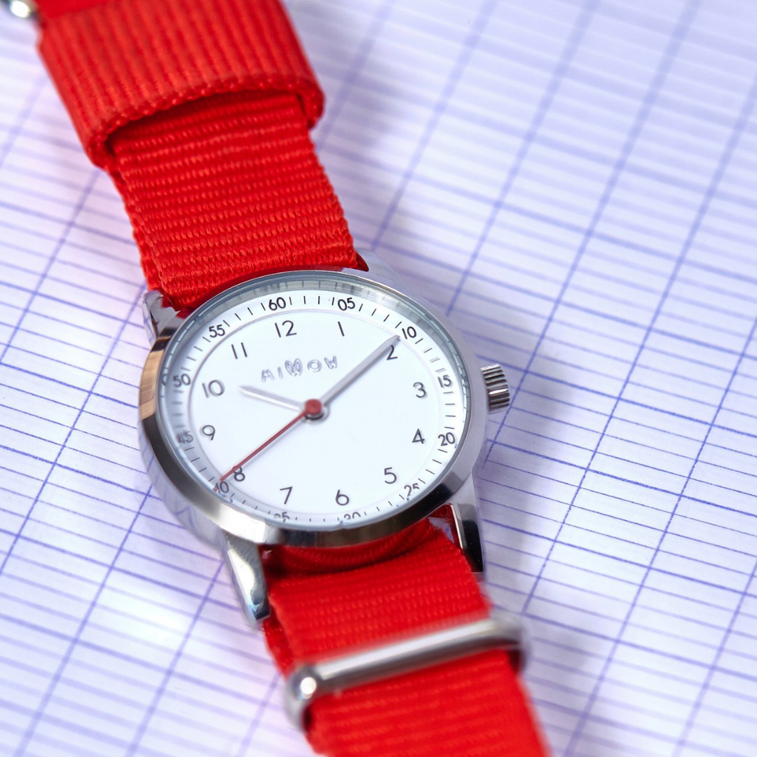 Millow Paris Millow Classic Watch For Children - Paris Red Strap Watche