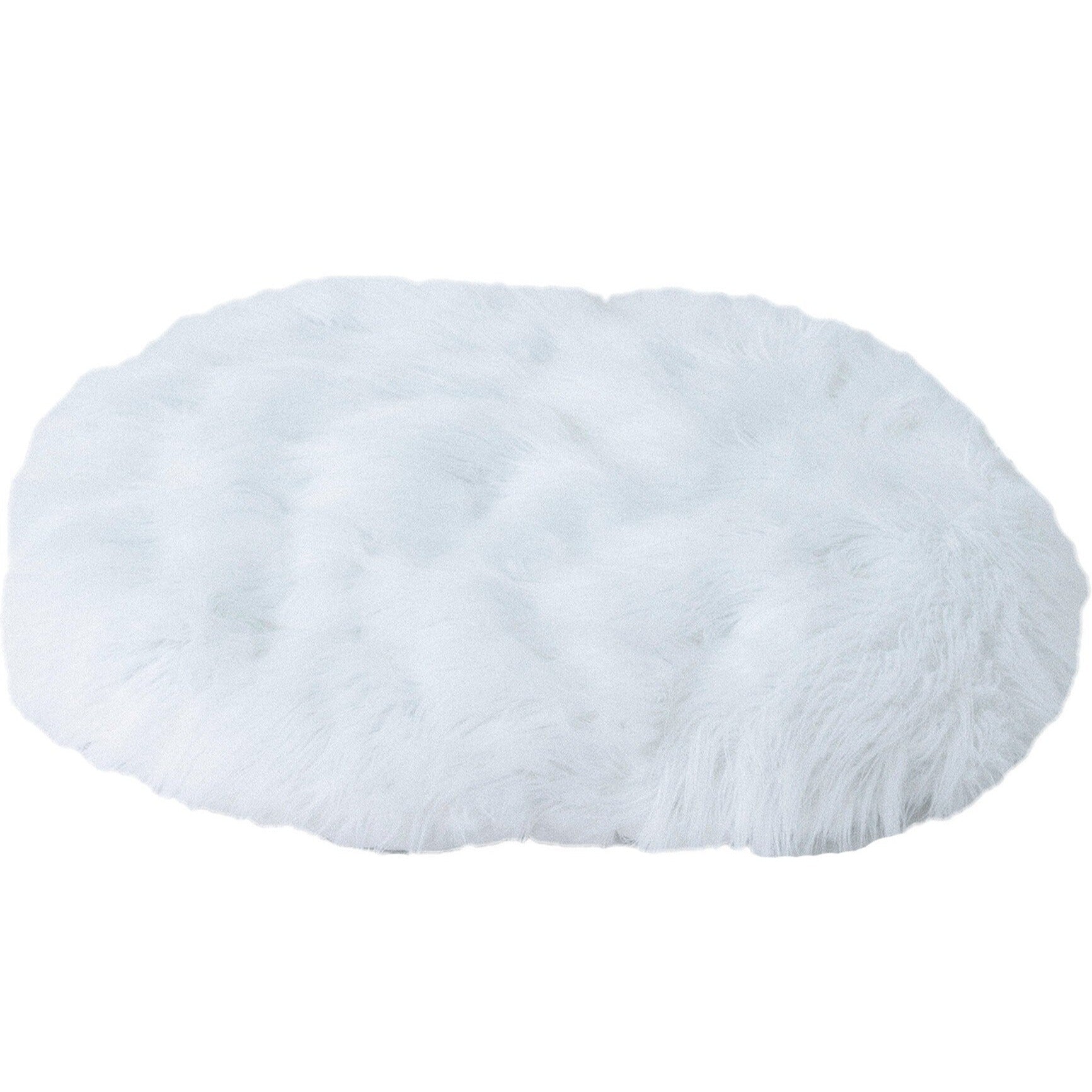 The Circle White Luxury Shag Play Mattress