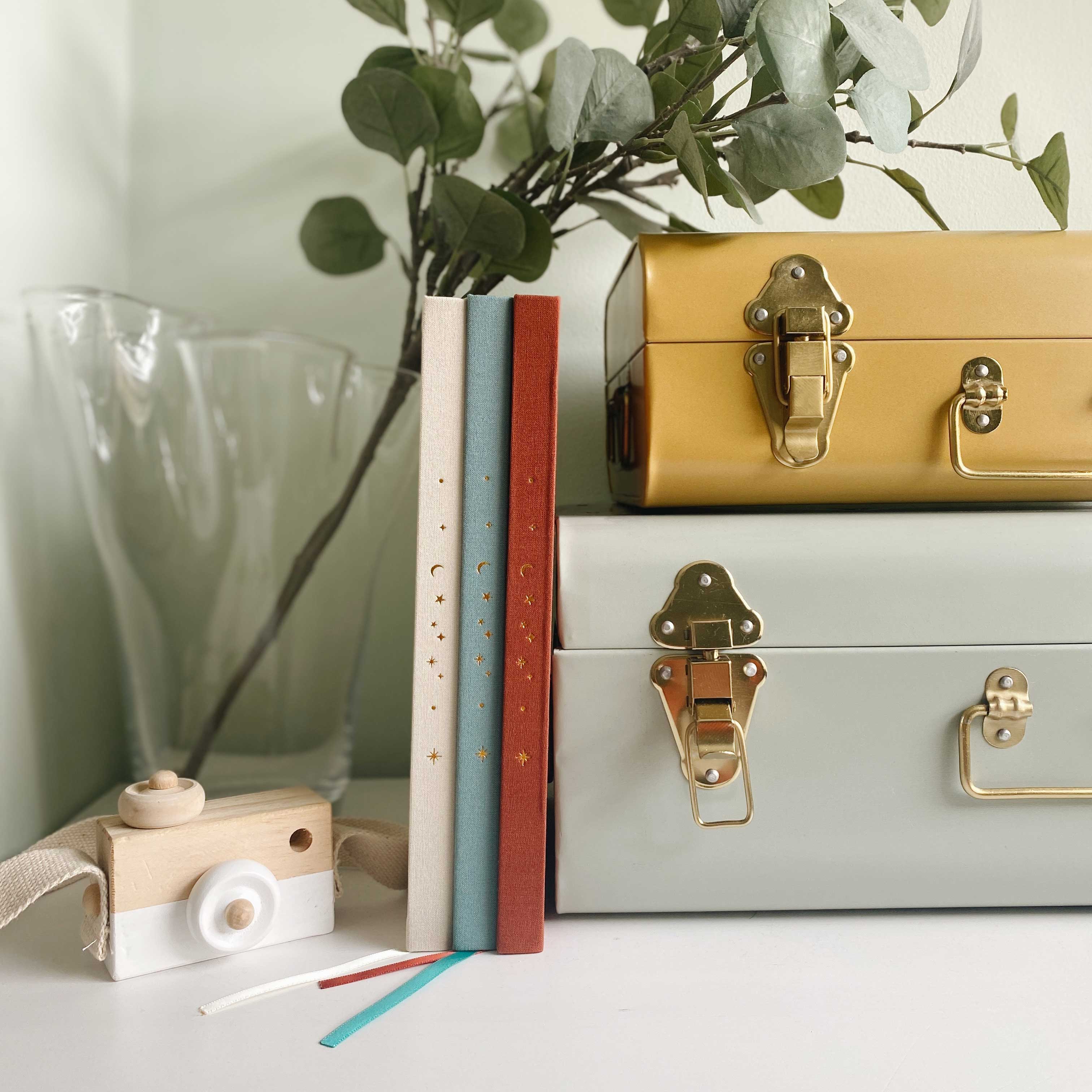 Blush and Gold My Pregnancy Journal - Pearl with Gilded Edges Memory Book