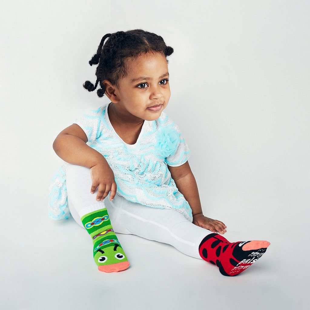 Ladybug & Caterpillar Kids Socks
