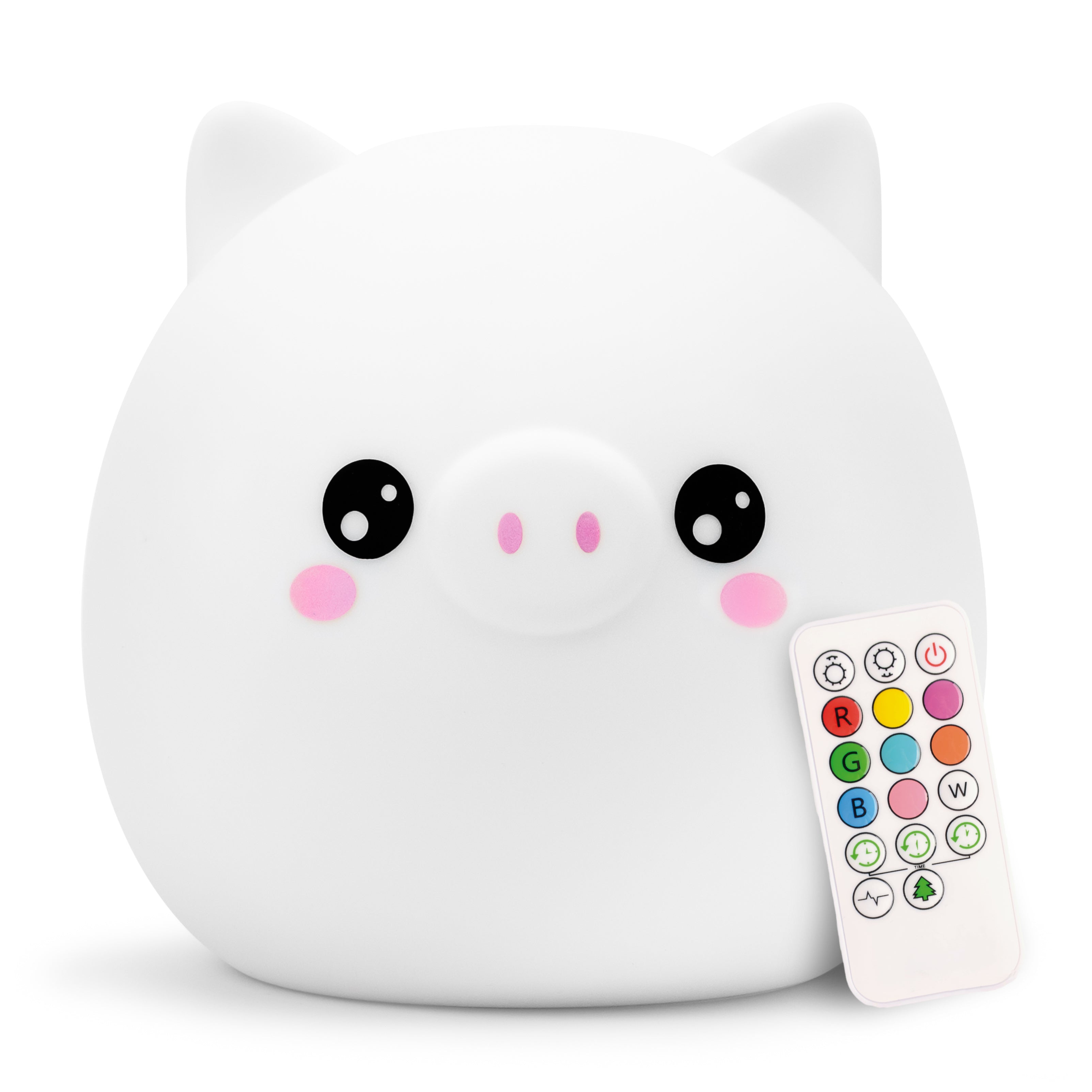 LumiPets® Kawaii Pig - Children's Nursery Touch Night Light