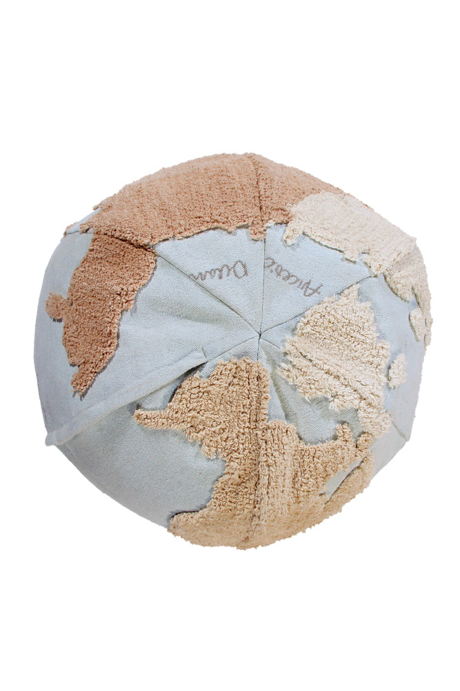 Pouf World Map - Back-to-School
