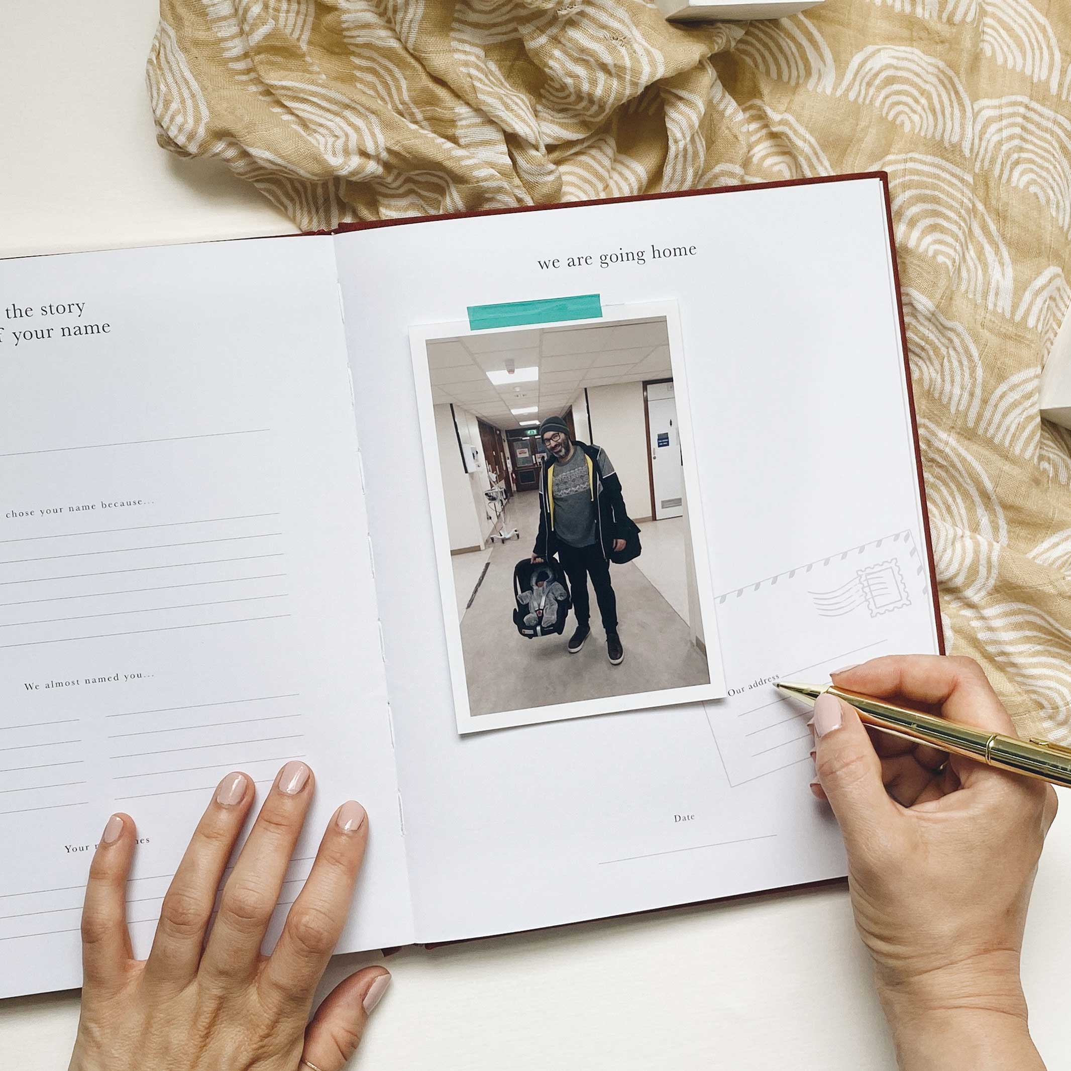 My Pregnancy Journal - White