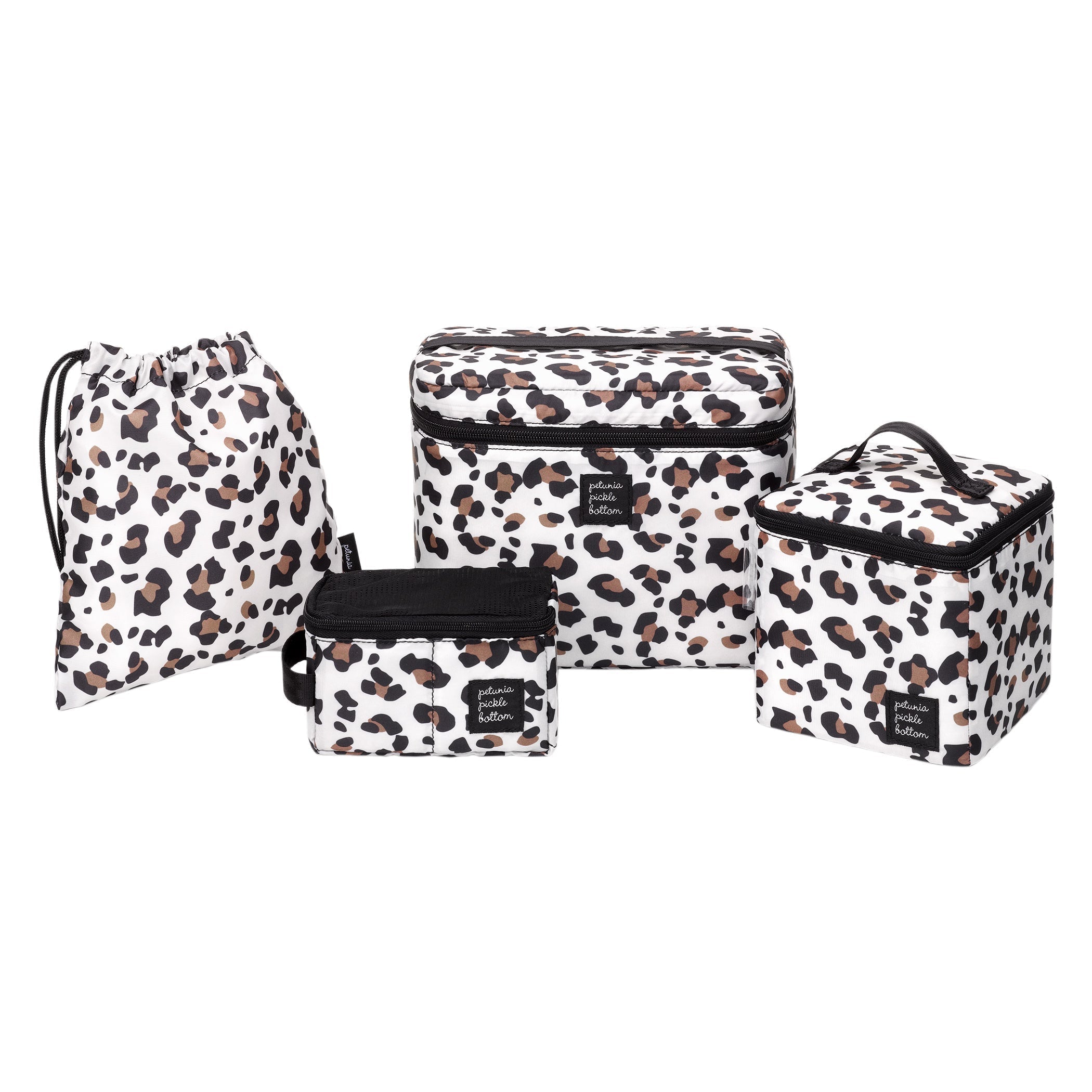 Petunia Pickle Bottom Prompt Pump Kit in Moon Leopard Breast Pump Bag