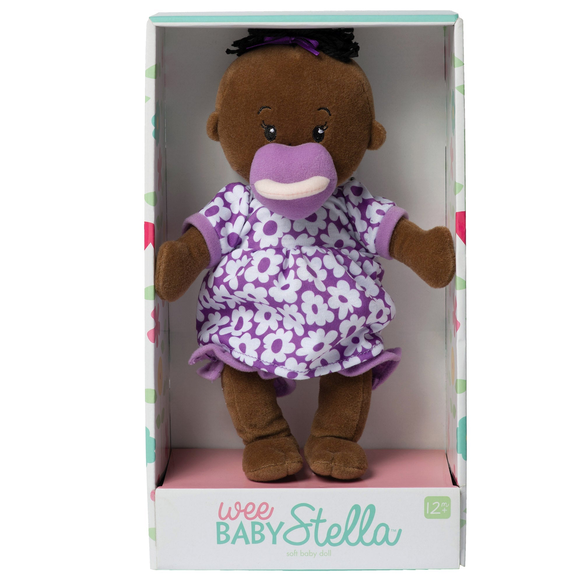 Manhattan Toy Wee Baby Stella Doll Brown with Black Hair Dolls