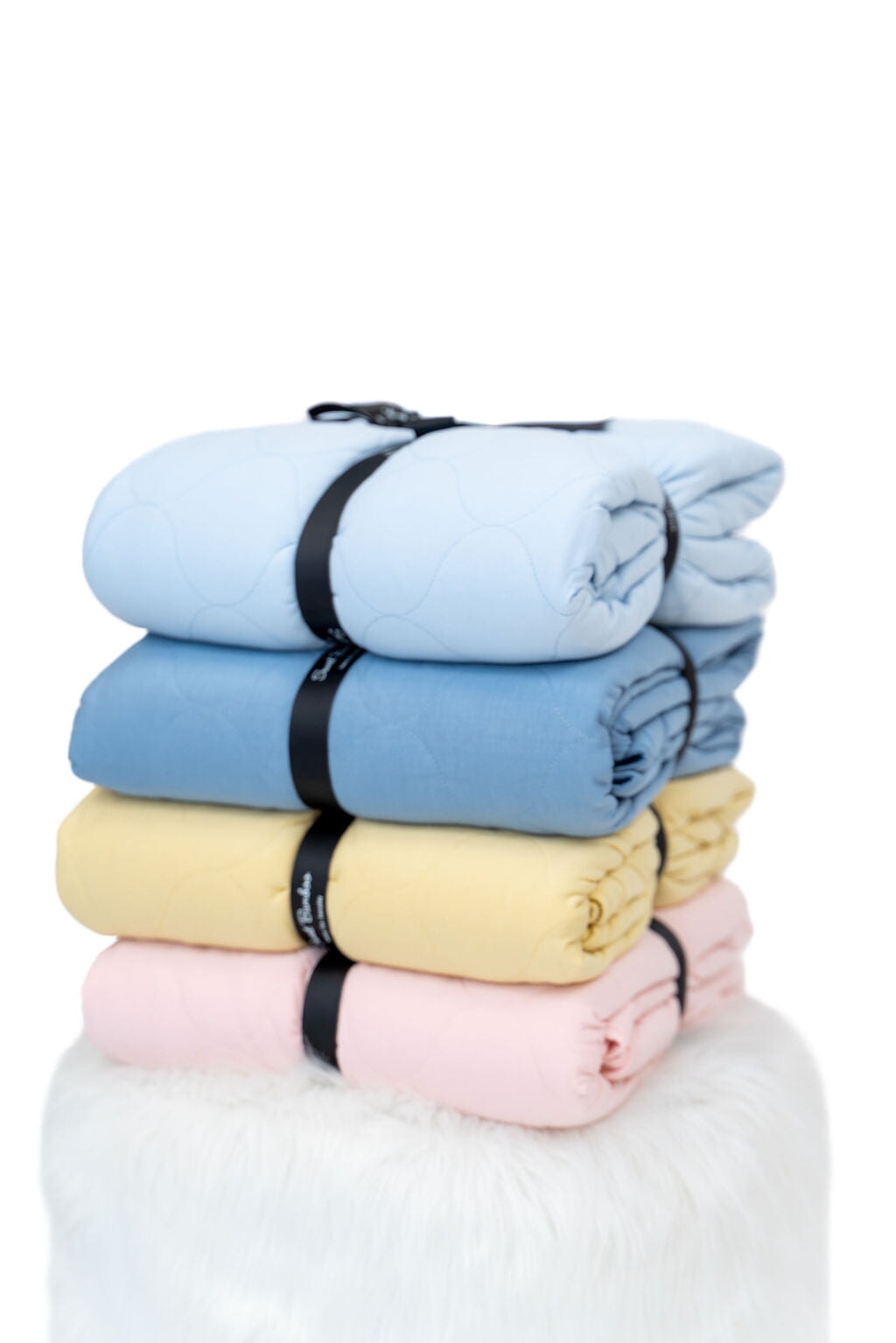 Quilted Blanket - 80 X 60 - Powder Blue