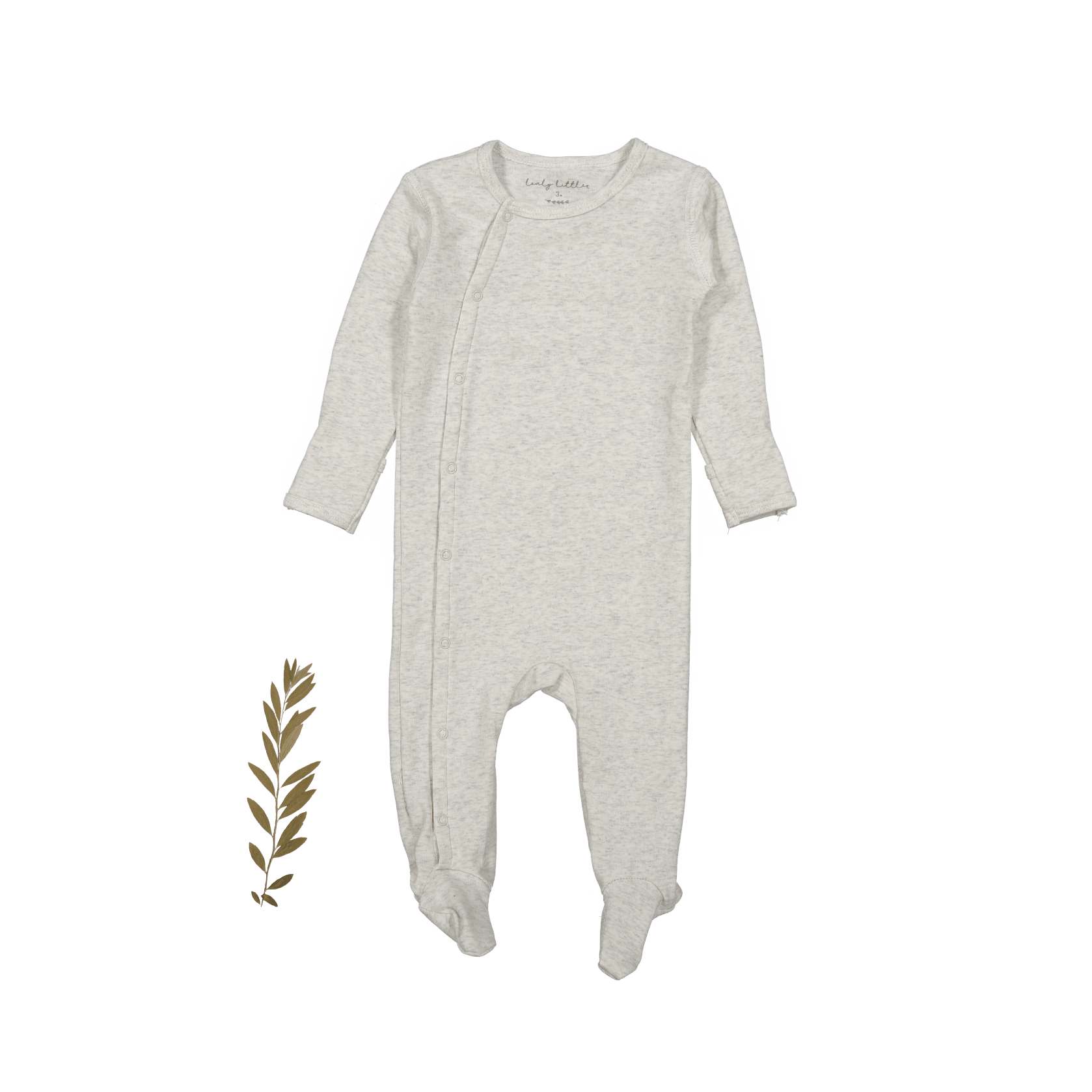 The Snap Romper - Oatmeal