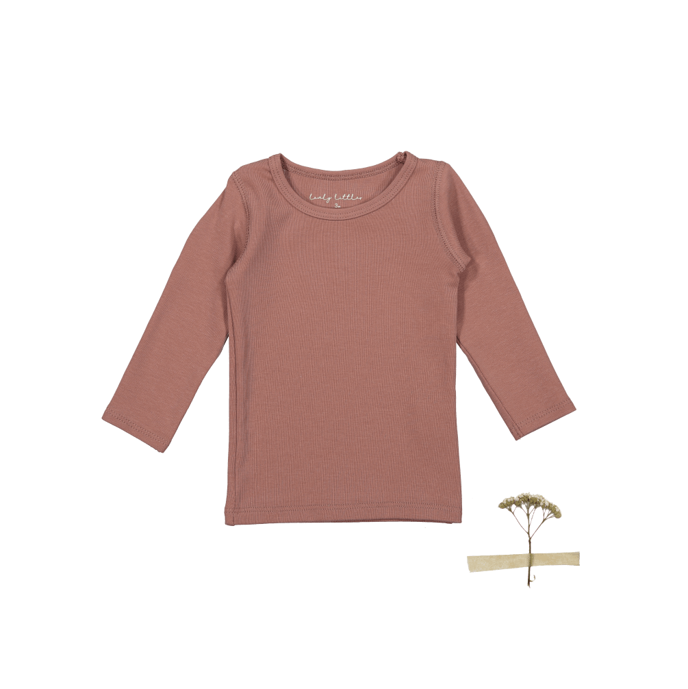 The Long Sleeve Tee - Rosewood