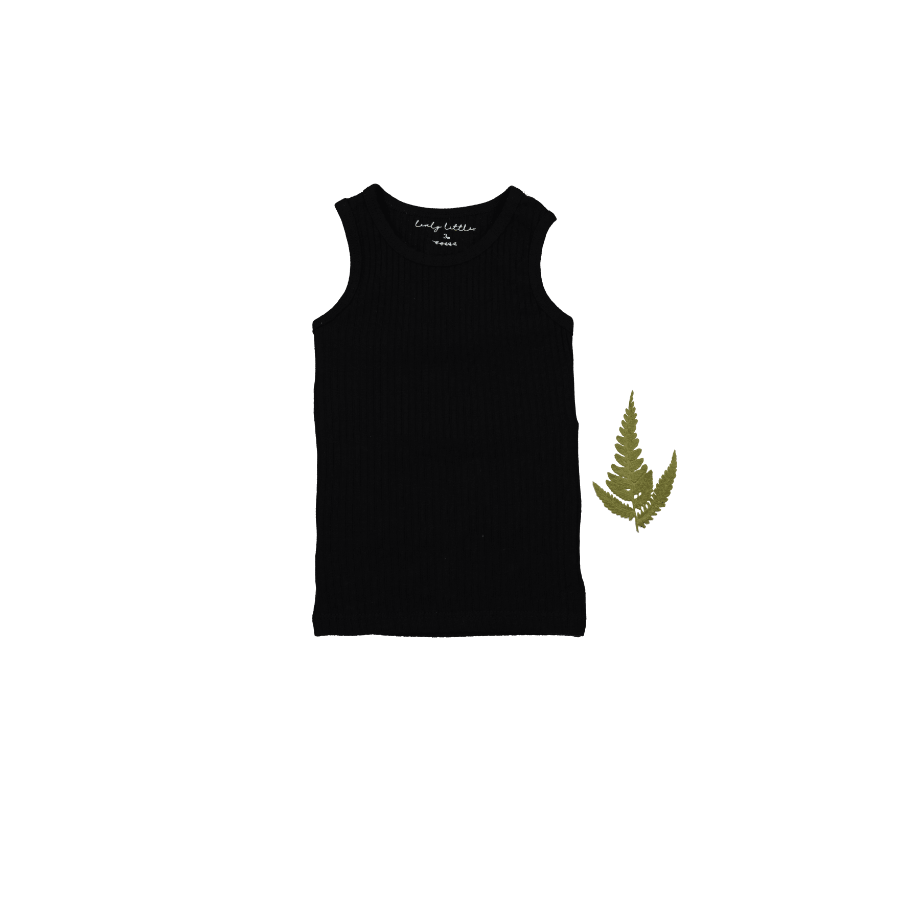 The Tank - Black Ribbed