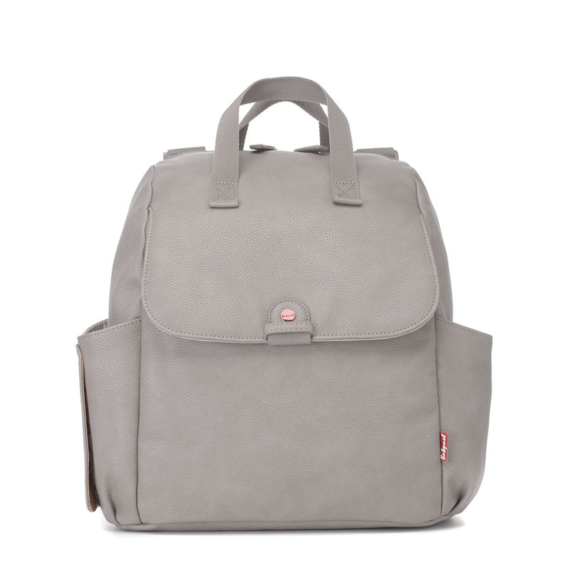Robyn Vegan Leather Convertible Backpack Pale Grey