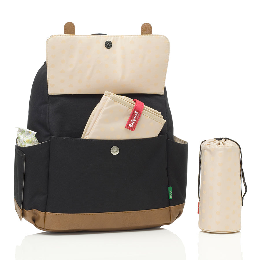 Robyn Eco Convertible Backpack Black