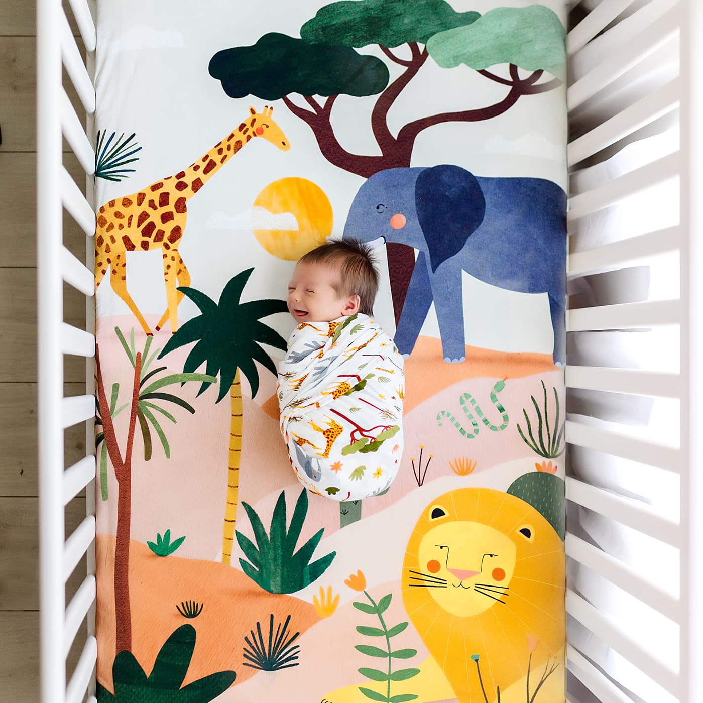 In The Savanna Bamboo Swaddle
