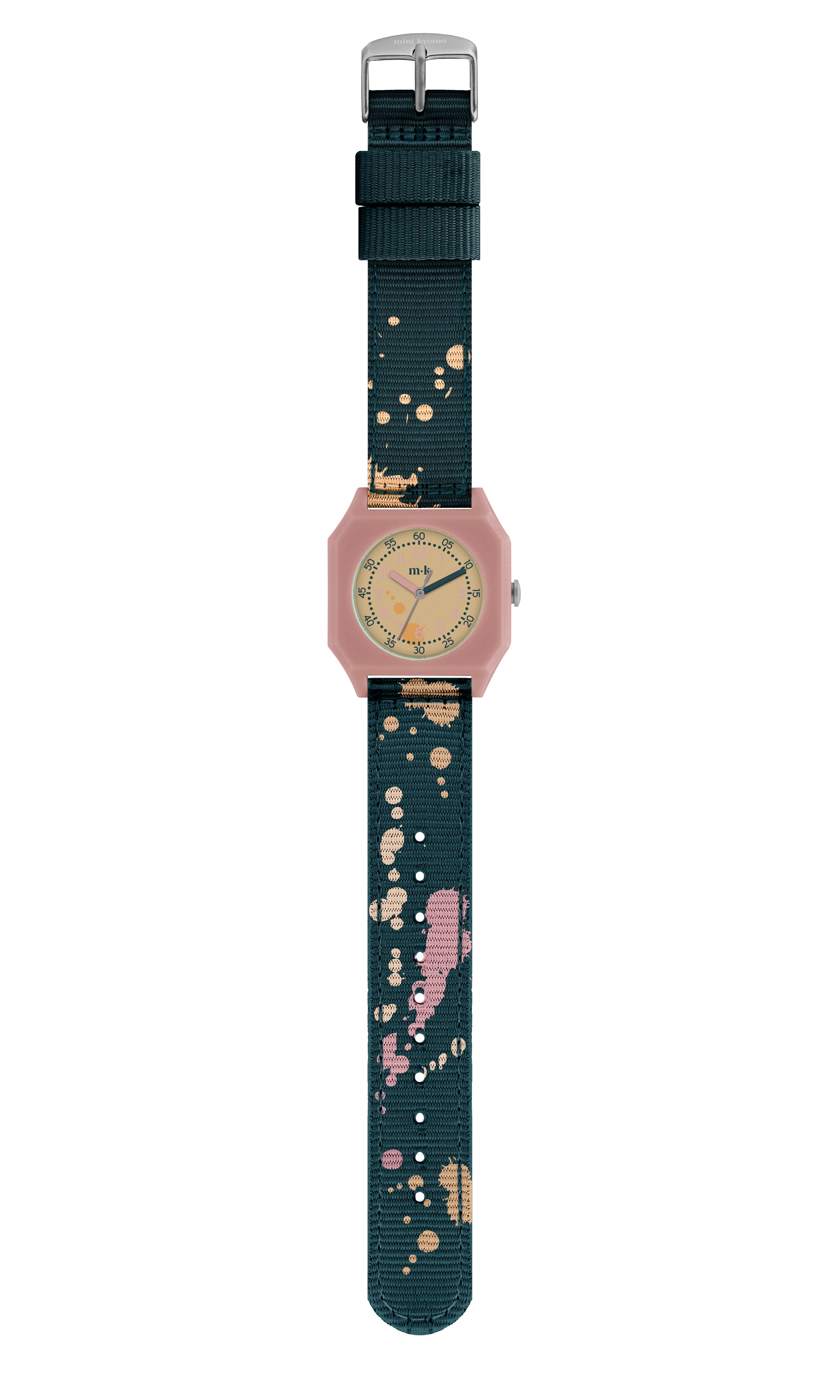 Girls' Watch | Green & Pink Splashes