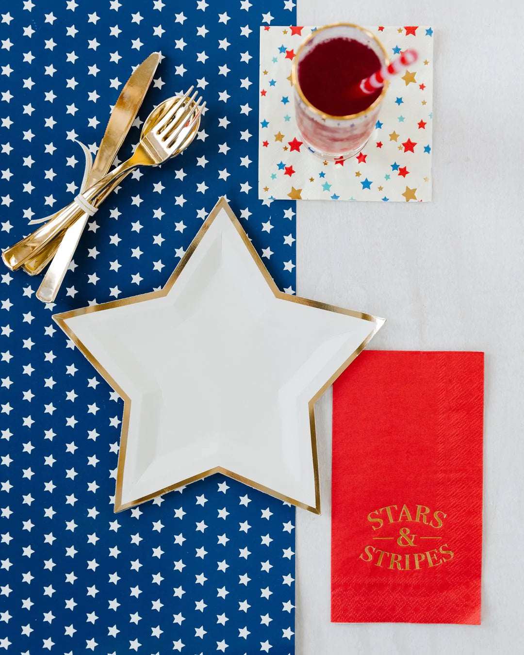 Patriotic Star Table Runner