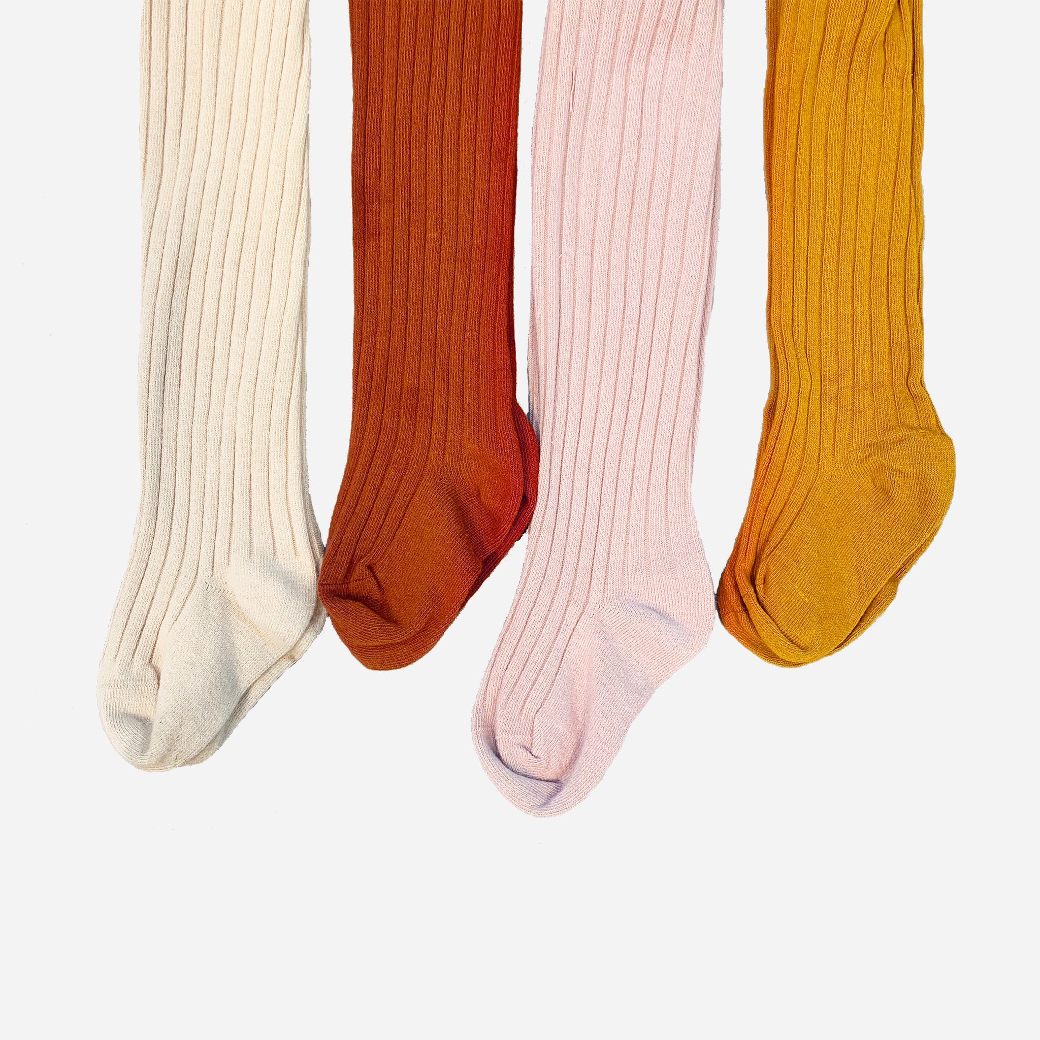 The Blueberry Hill Cotton Tights, Oat