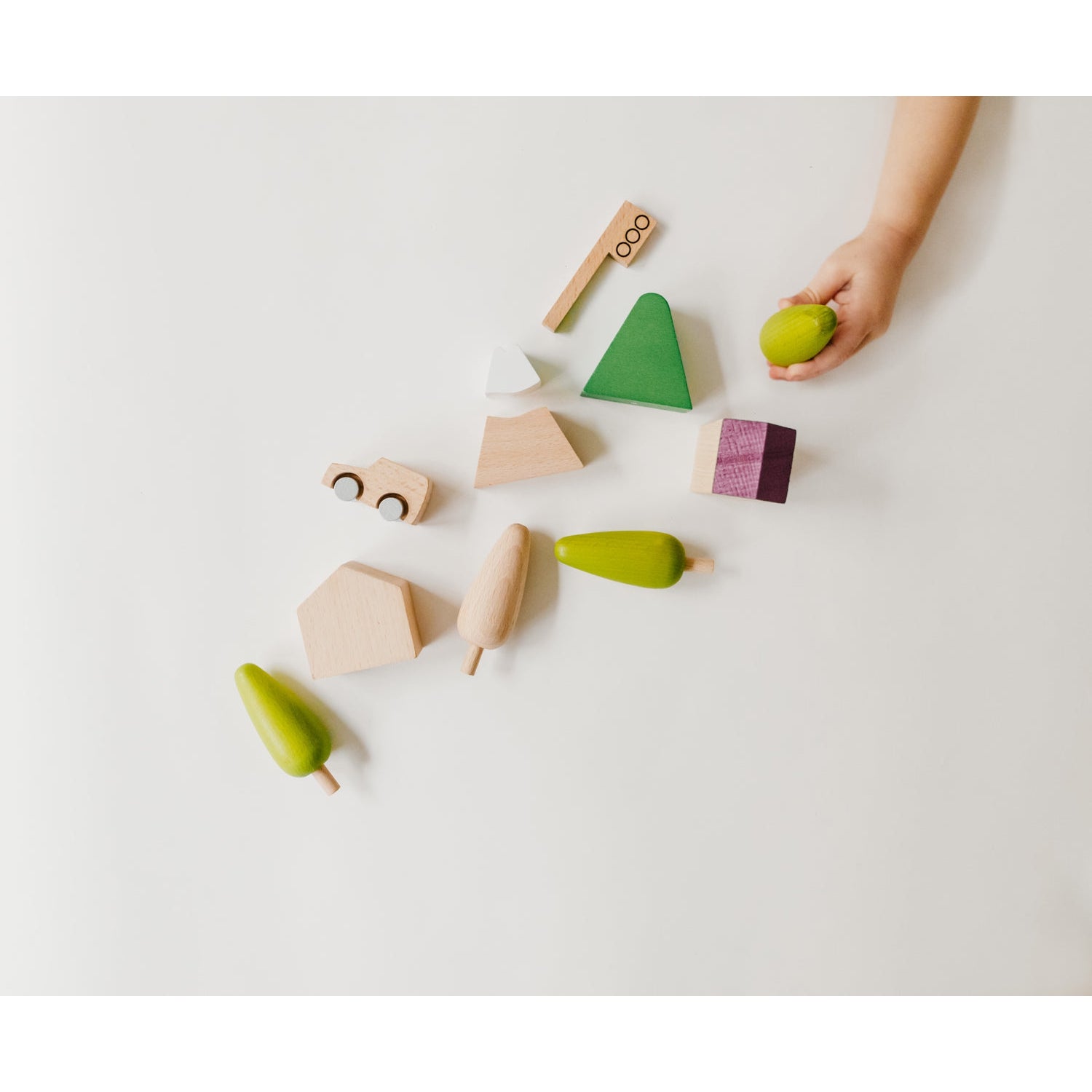 kiko+ & gg* machi - Tiny Wooden Town Building Blocks