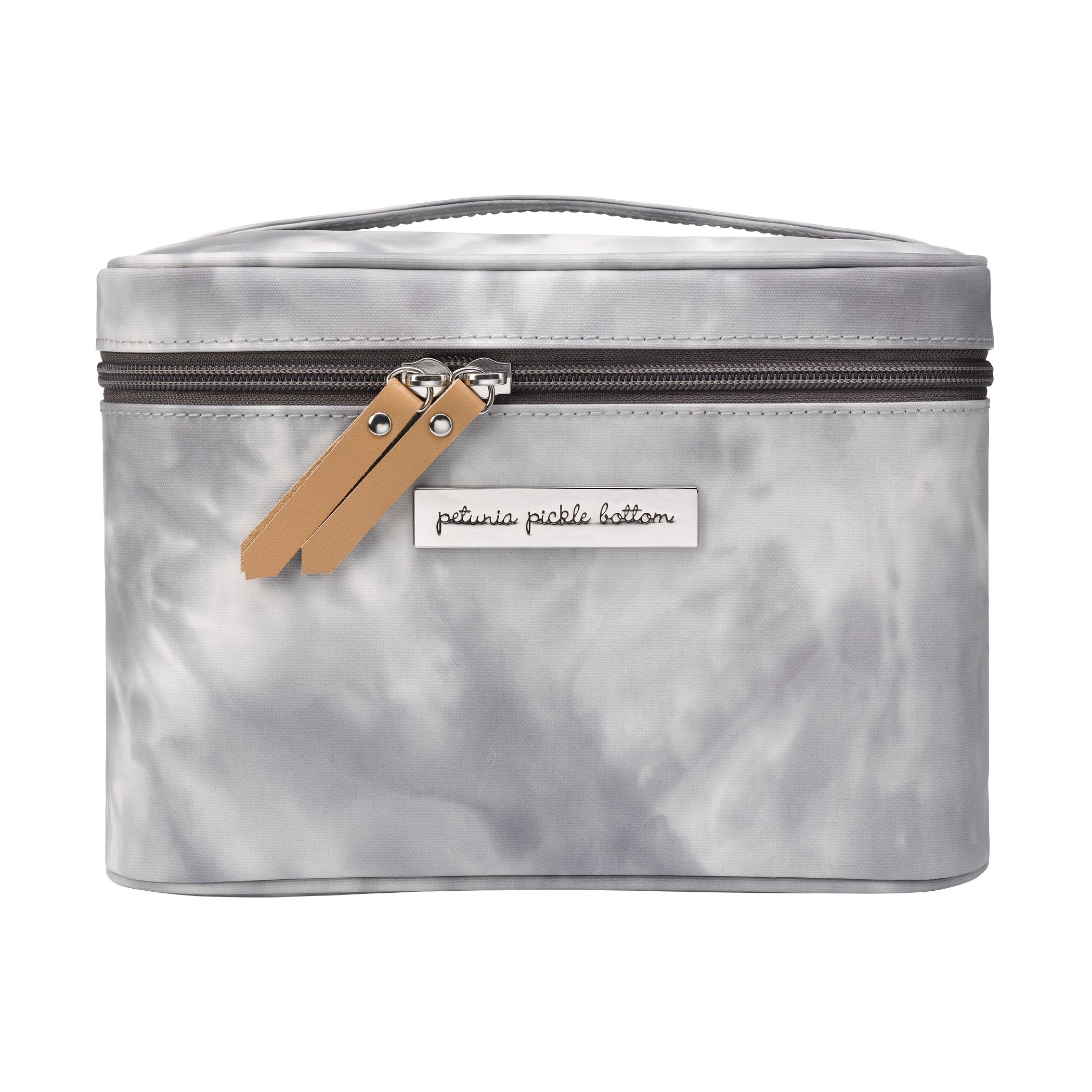 Petunia Pickle Bottom Travel Train Case in Smoke Swirl Makeup Case