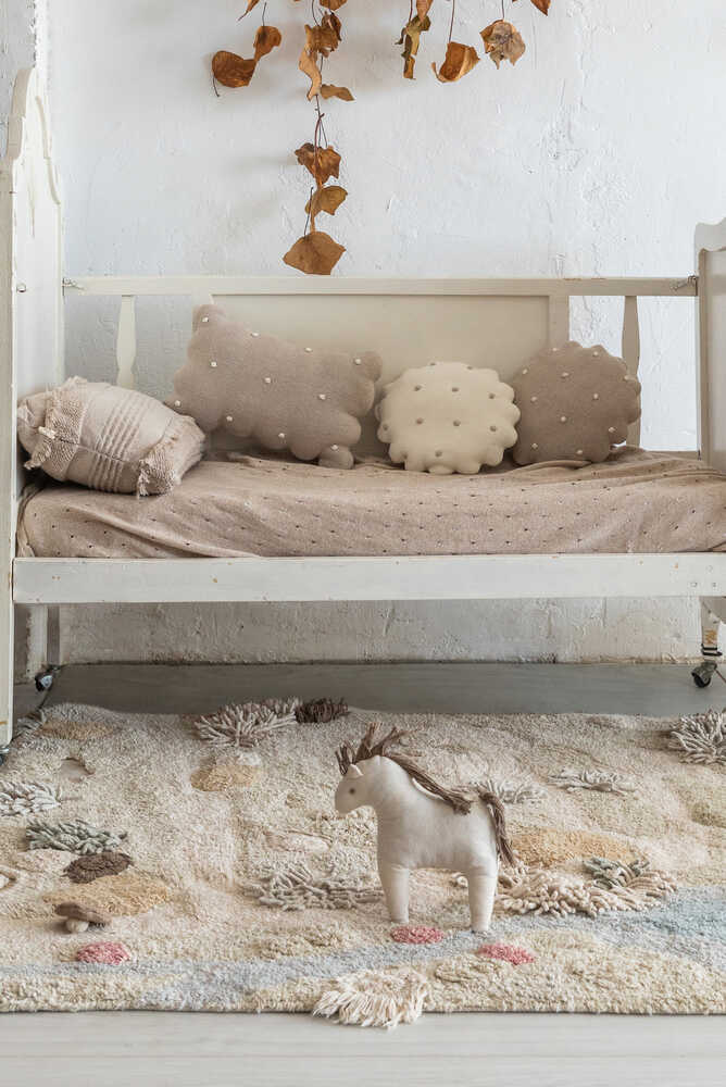 Washable Play Rug Path Of Nature - Cotton Woods