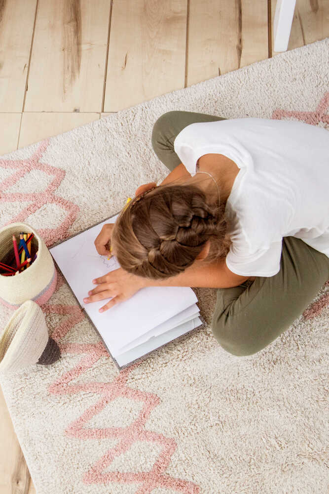 Washable Rug Atlas Natural - Vintage Nude - Bereber Style