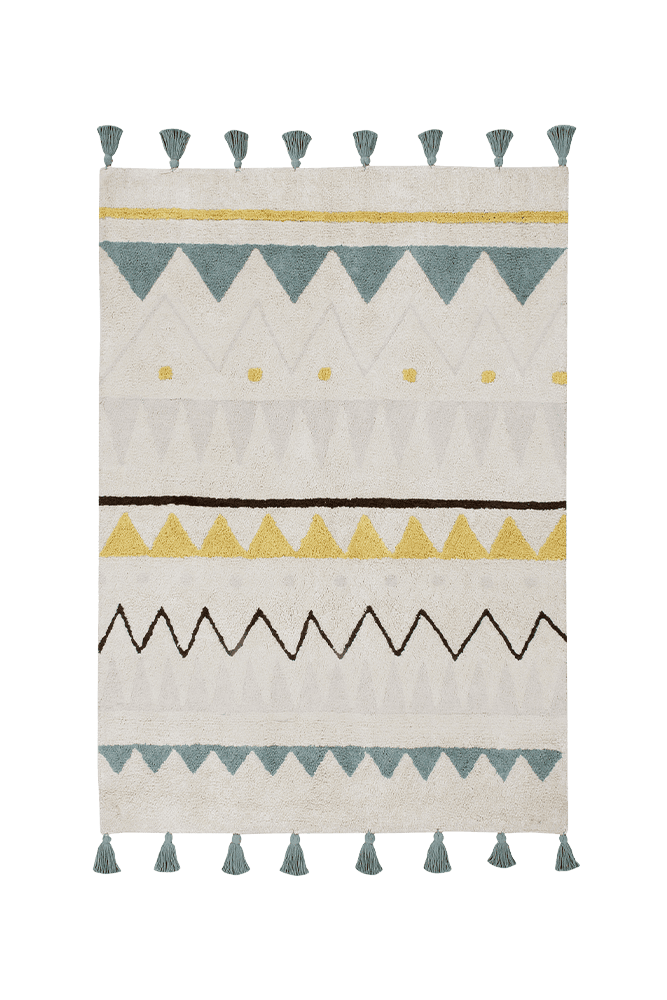 Washable Rug Azteca Vintage Blue - Azteca