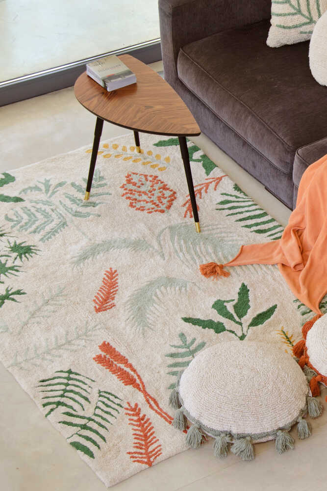 Washable Rug Botanic Plants - Plants