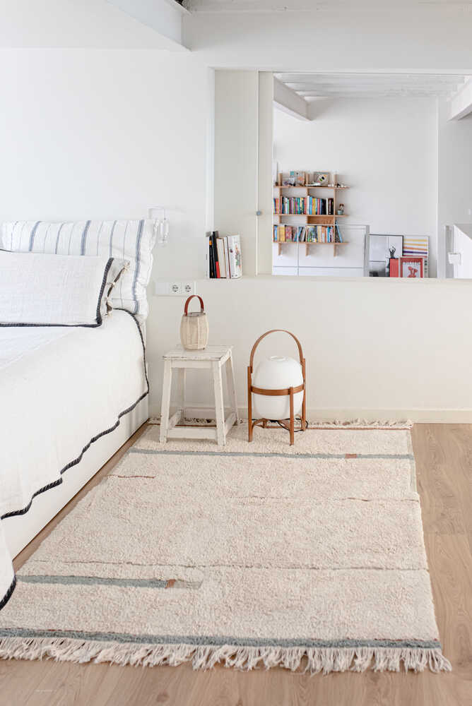 Washable Rug Lanes Vintage Blue - Eco City