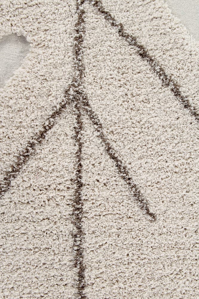 Washable Rug Monstera Natural - Re Edition + Plants