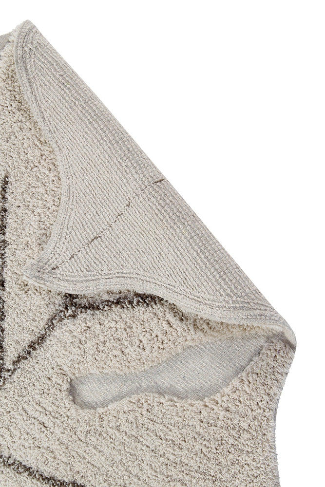 Washable Rug Monstera Natural - Re Edition + Plants