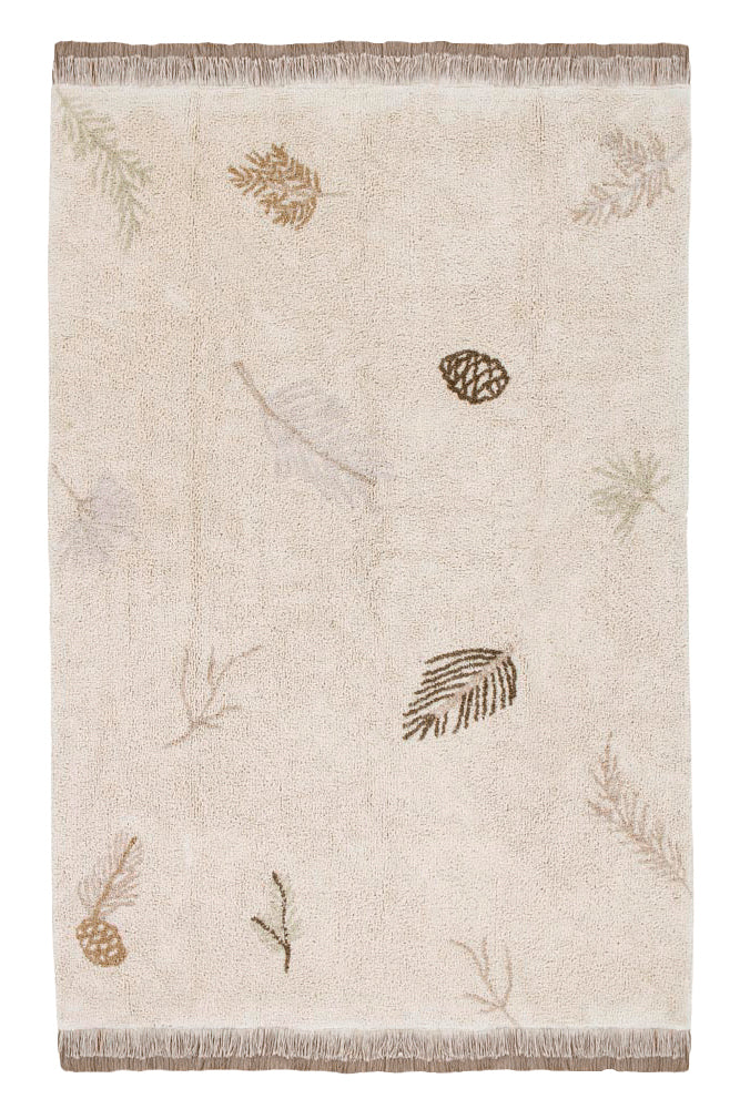 Washable Rug Pine Forest - Cotton Woods