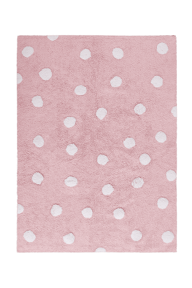 Washable Rug Polka Dots Pink - POLKA DOTS