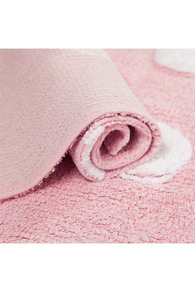 Washable Rug Polka Dots Pink - POLKA DOTS