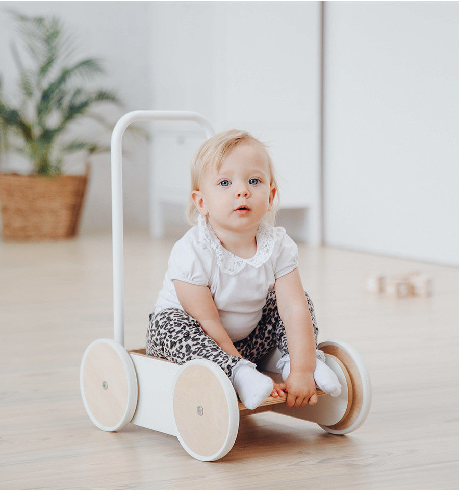 Baby Walker | Wooden / White