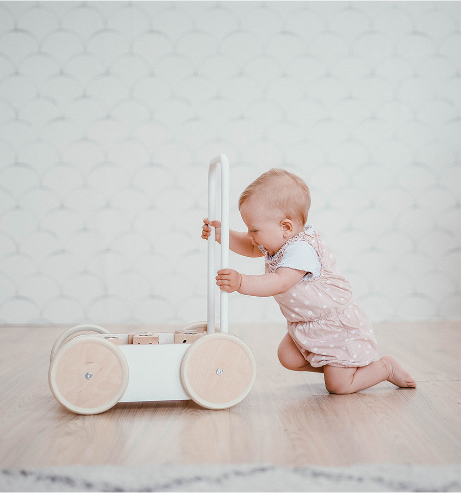 Baby Walker | Wooden / White