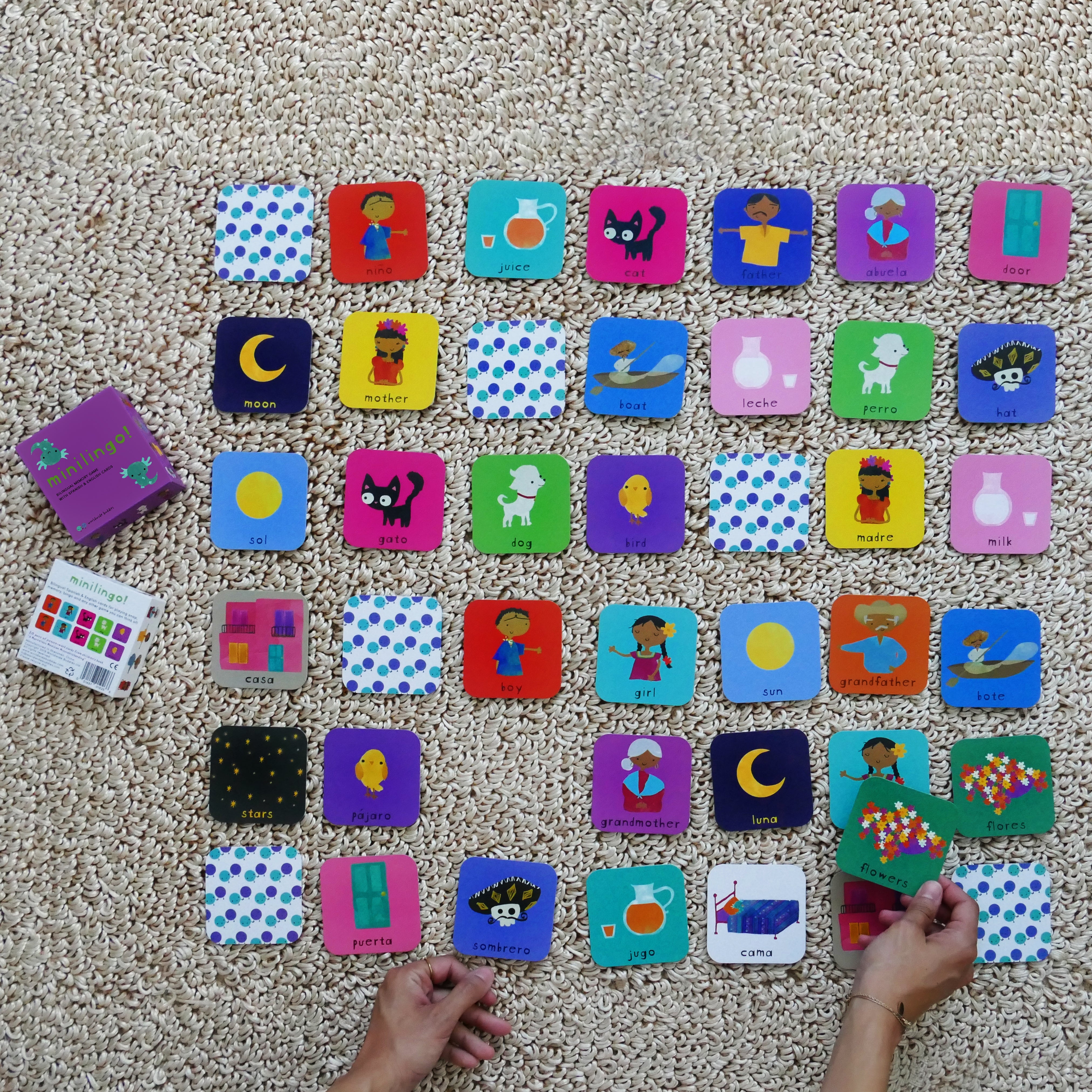 Worldwide Buddies Minilingo, English/Spanish Flashcards Flashcards