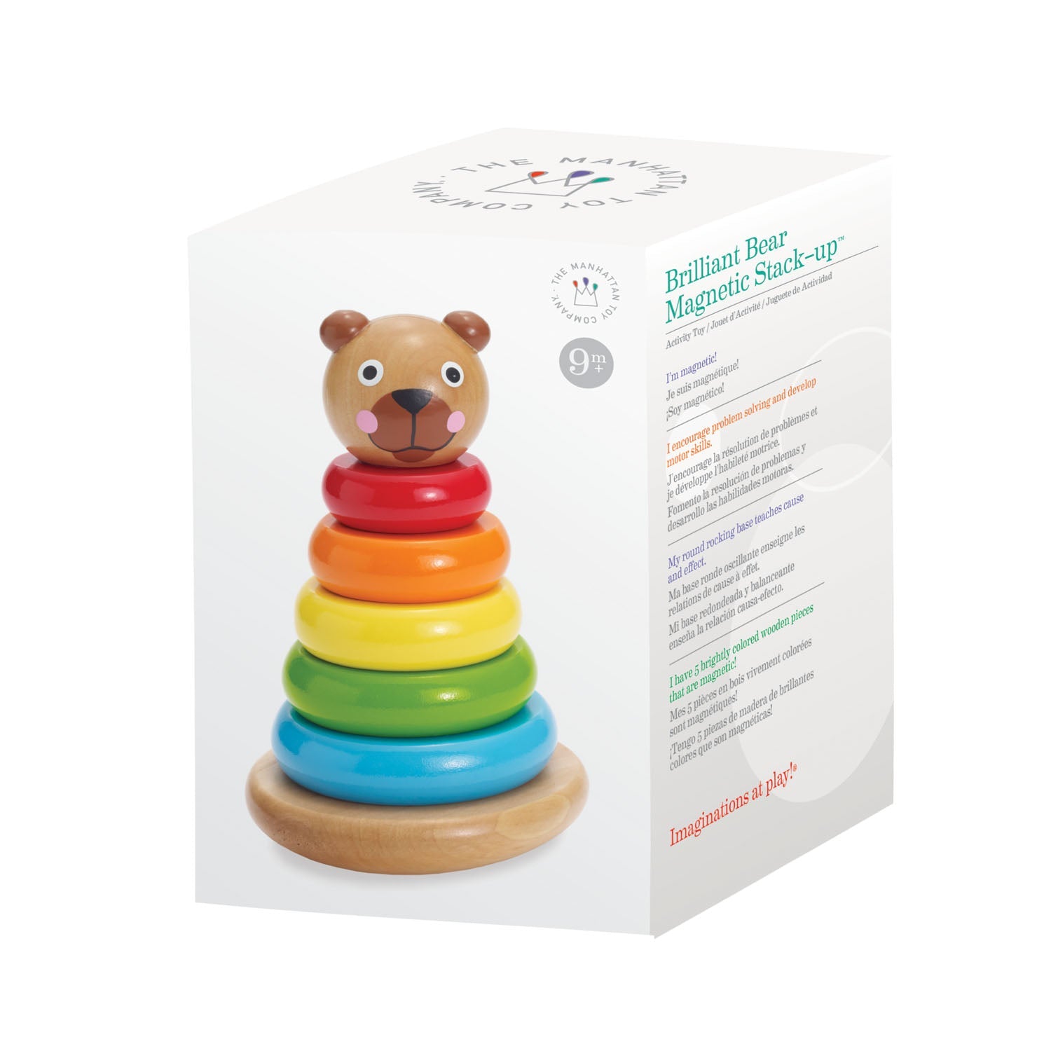 Manhattan Toy Brilliant Bear Magnetic Stack-up Stacking Toys