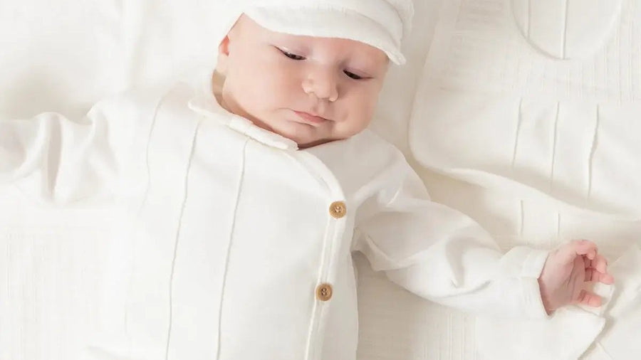 One-month-old newborn baby