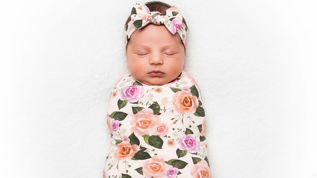 Newborn posed for a photography session