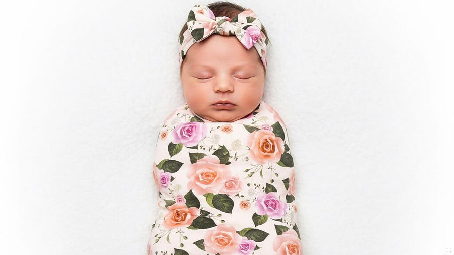 Newborn posed for a photography session