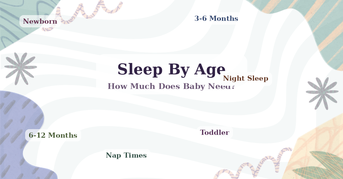 How Much Sleep Does Your Baby Need? A Guide by Age