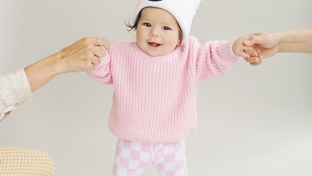 Toddler wearing comfortable pants and top