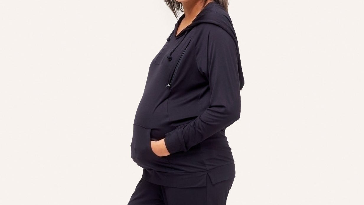 Pregnant woman in the first trimester